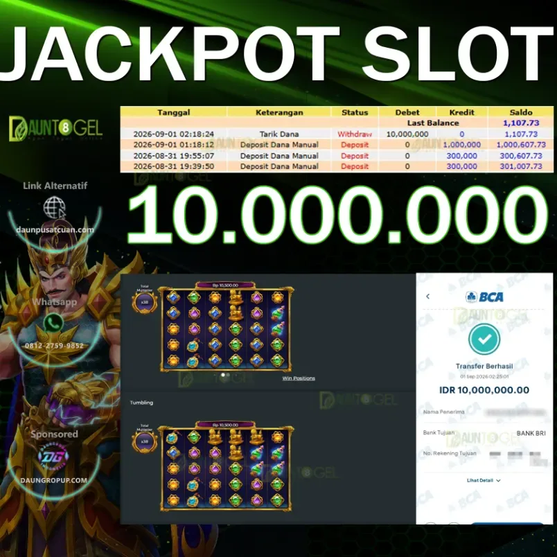 MAXWIN SLOT GATES OF GATOT KACA SUPER SCATTER - DAUNTOGEL - Rp10.000.000