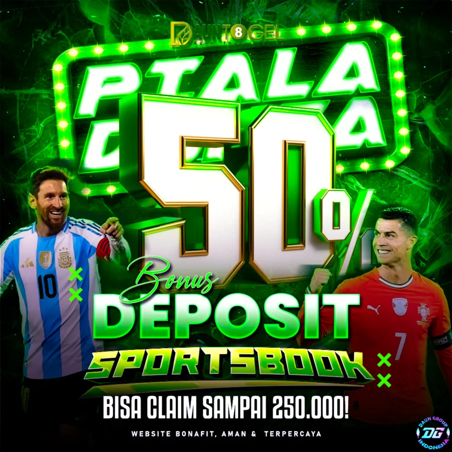 BONUS DEPOSIT 50% SPORTSBOOK PIALA DUNIA