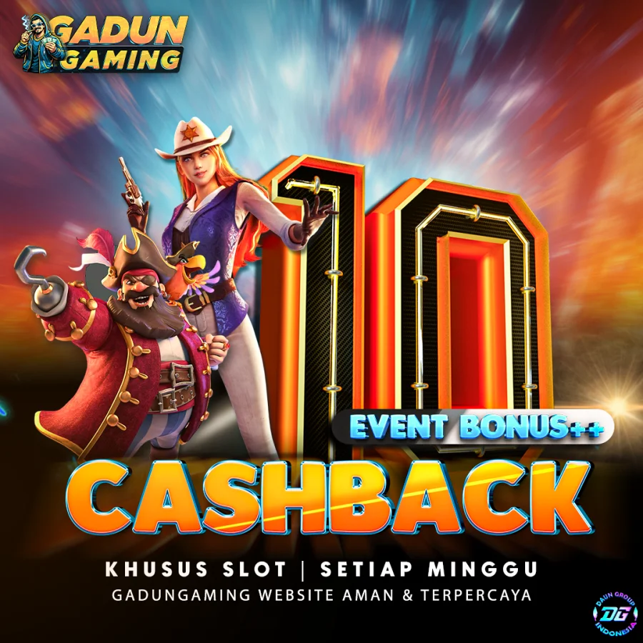 CASHBACK SLOT 10 % SETIAP MINGGU